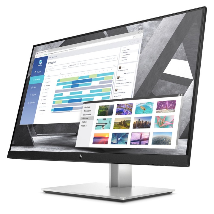 HP EliteDisplay E27q G4 27" monitor, IPS, 2560x1440, 60Hz, D-SUB, HDMI, DisplayPort, USB Hub