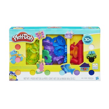 Set creativ Hasbro Play Doh, stampile si forme Set creativ Hasbro Play Doh, stampile si forme