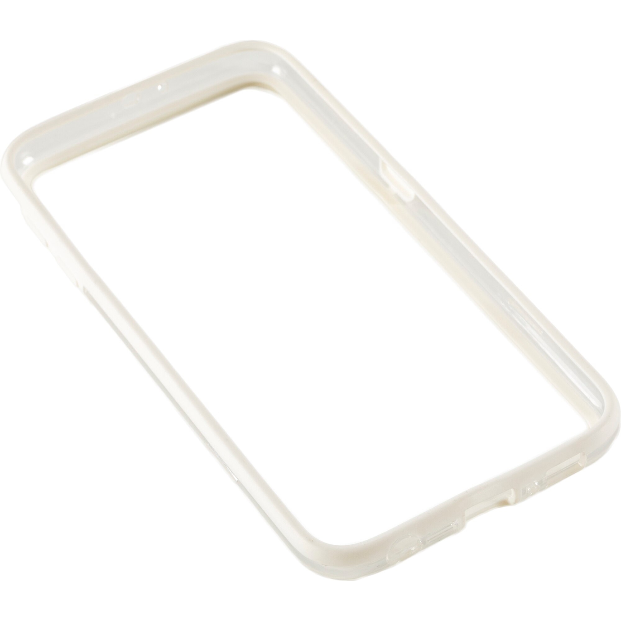 Bumper silicon Serioux pentru Samsung Galaxy S6, Alb