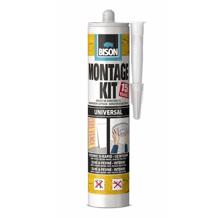 Adeziv pentru Constructii Bison Montage Kit Universal, 440 g