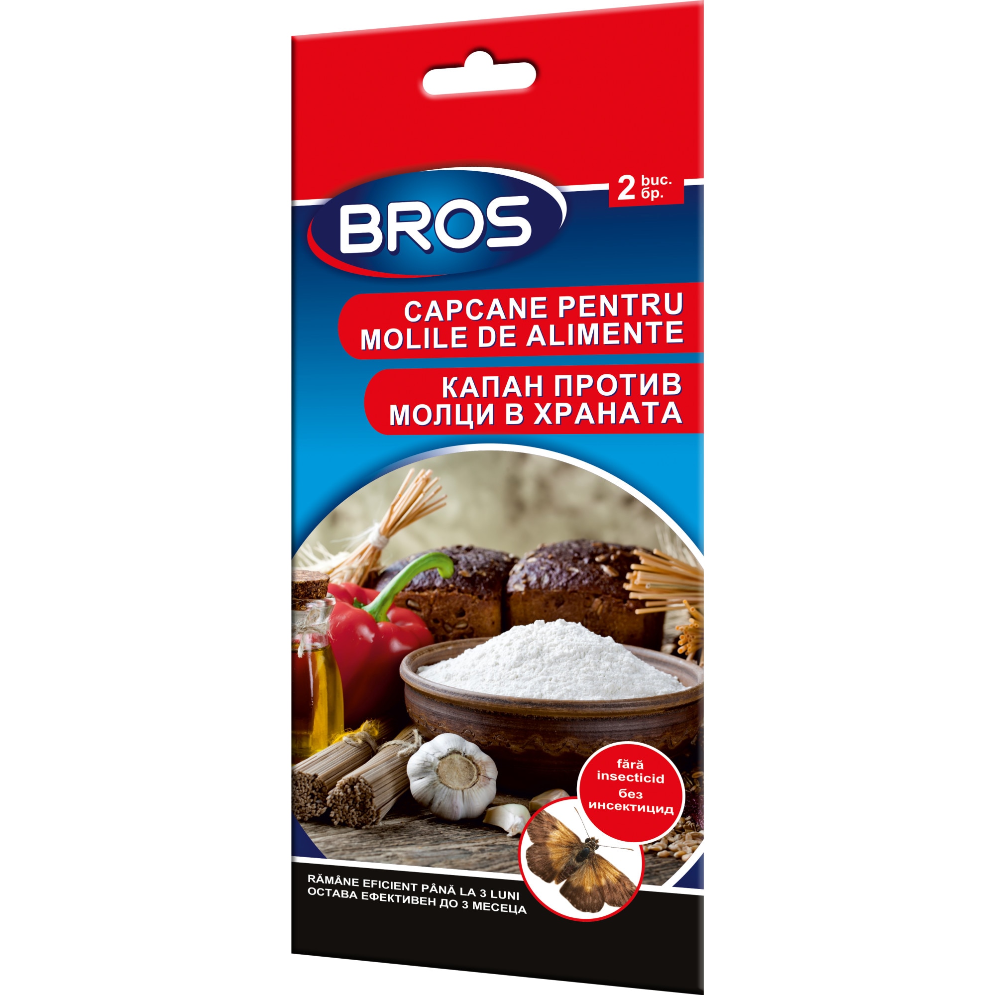 Set 2 Capcane Impotriva Moliilor de Alimente Bros