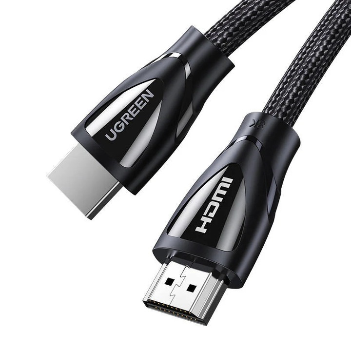CABLU video Ugreen, "HD140" HDMI (T) la HDMI (T), HDMI 2.1, 8K la 60Hz, lungime 3m, braided, negru "80404" - 6957303884049