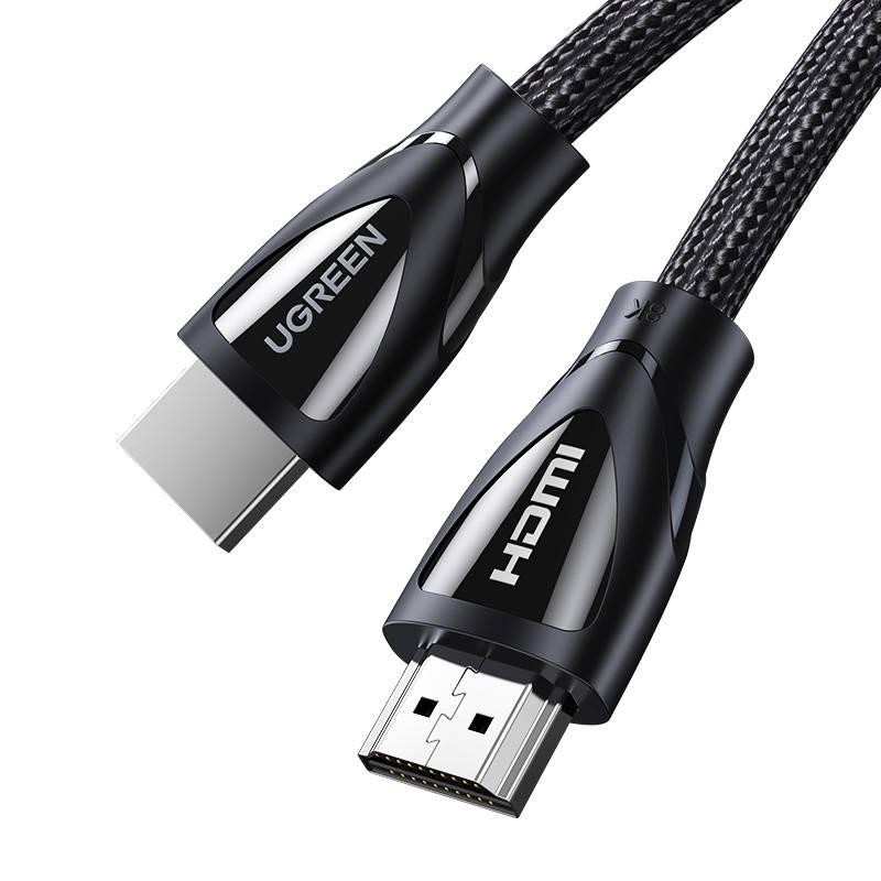 Cablu video UGREEN HD140 HDMI tata - HDMI tata, 8K, 60Hz, 48Gbps, HDR, 1.5m, Negru