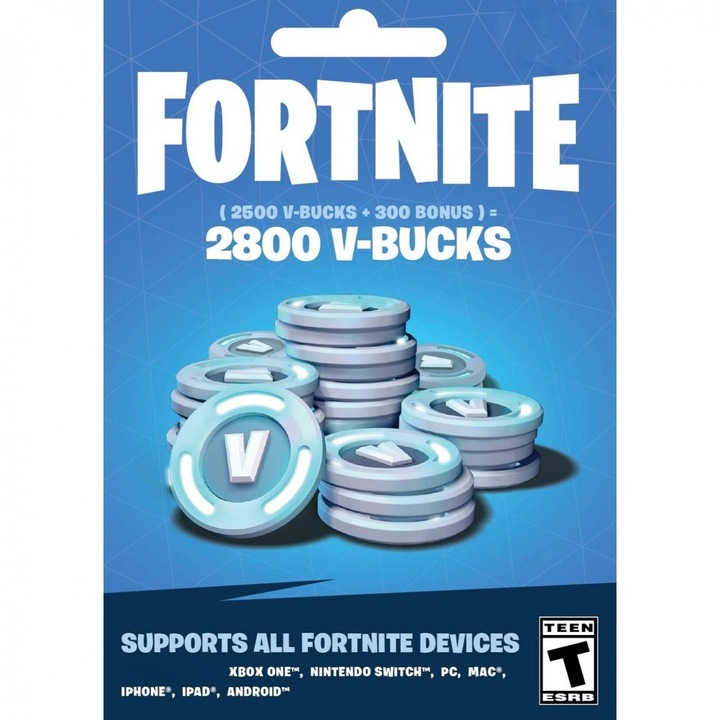 Fortnite Epic Games 2800 V-Bucks PC
