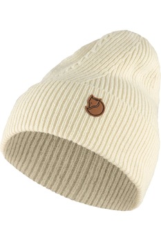 Caciula, Fjallraven Directional Rib Beanie, Alb Caciula, Fjallraven Directional Rib Beanie, Alb