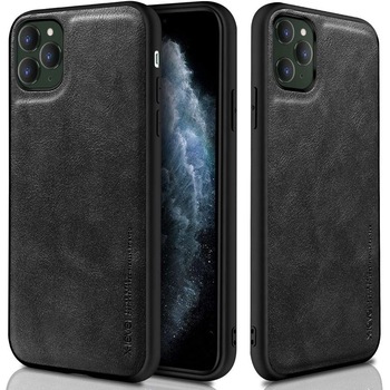 Husa spate X Level pentru iPhone 12 Pro Max, din piele, negru Husa spate X Level pentru iPhone 12 Pro Max, din piele, negru