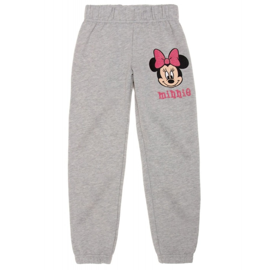 Pantaloni flausati Minnie Mouse gri