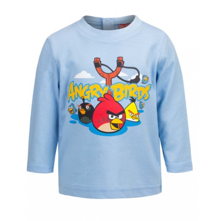 Bluza Disney, Angry Birds, albastru deschis