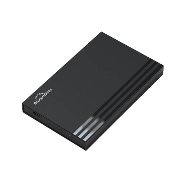 Carcasa Rack Blueendless BS-MR23S pentru HDD/SSD extern, 2.5 inch, Design Slim, Negru