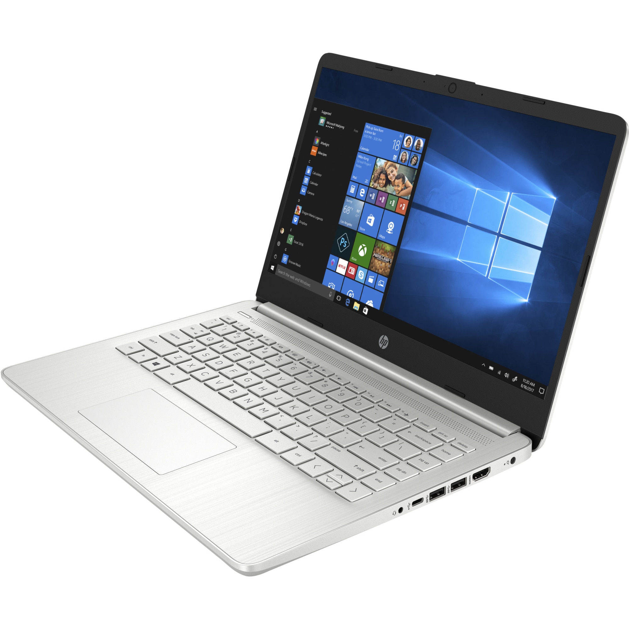 Laptop Hp 14 Dq0003dx 14 Hd Display Intel Celeron N4020 Dual Core 4gb Ram 64gb Emmc Intel 0476