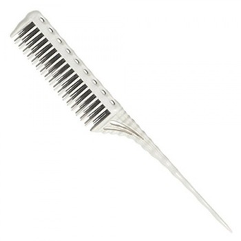 Pieptan profesional pentru tapat, Alb, 22 cm, YS Park 150 Pieptan profesional pentru tapat, Alb, 22 cm, YS Park 150