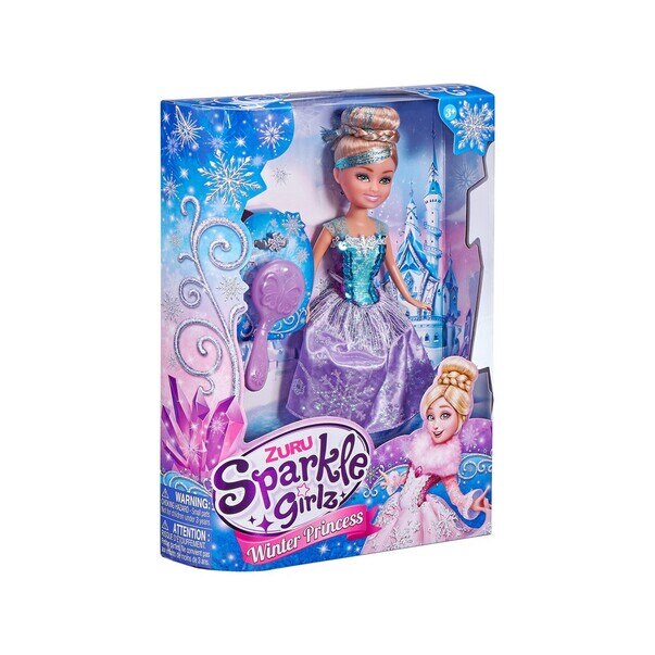 Papusa Winter Princess Sparkle Girlz