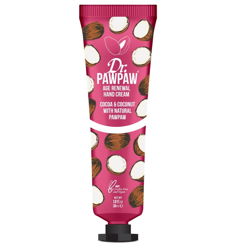 Crema de maini regeneranta DrPawPaw cu cacao si cocos, 30 ml