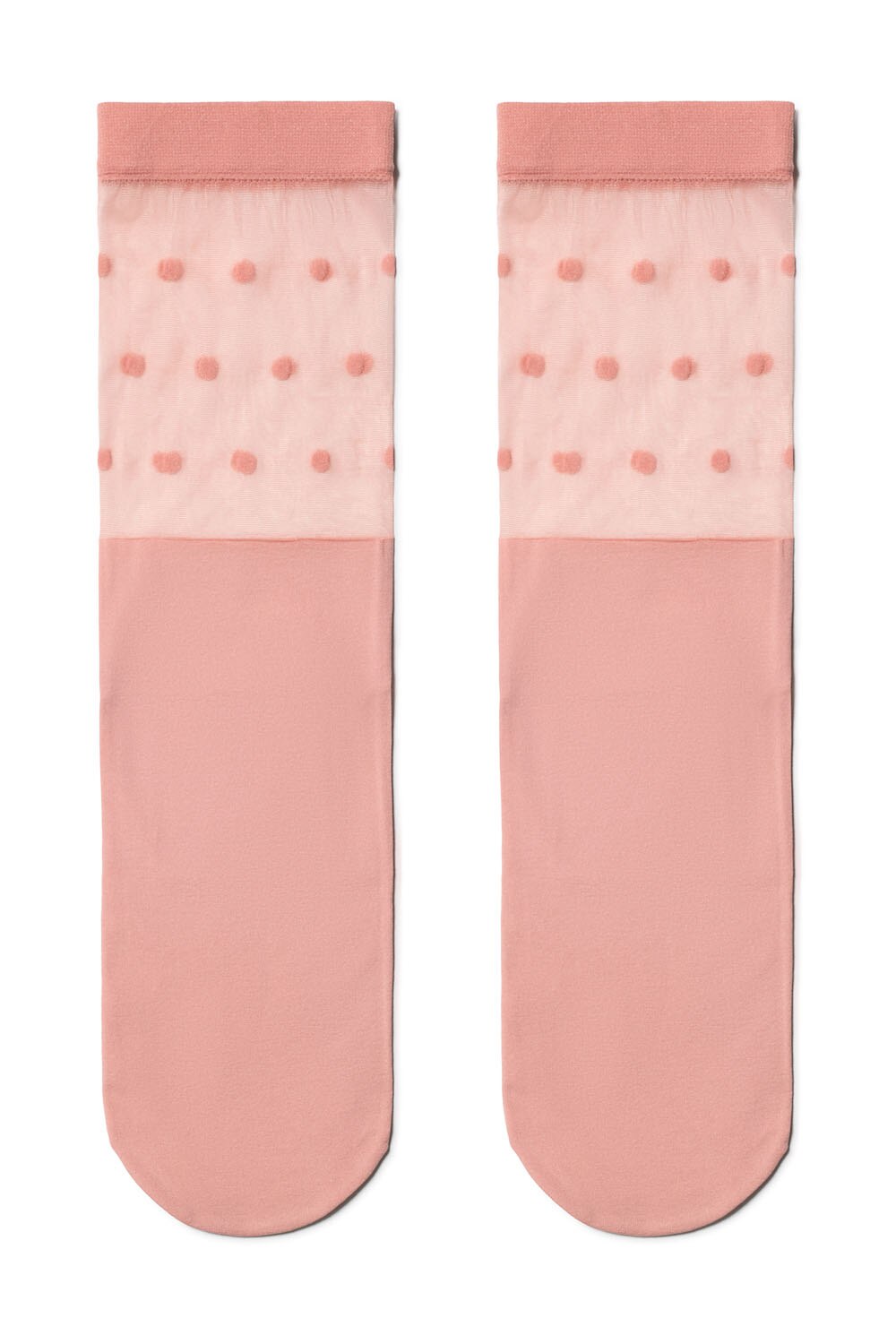 Sosete poliamida cu model buline, Conte Elegant Fantasy 19C-29CP, Roz prafuit, 36-39