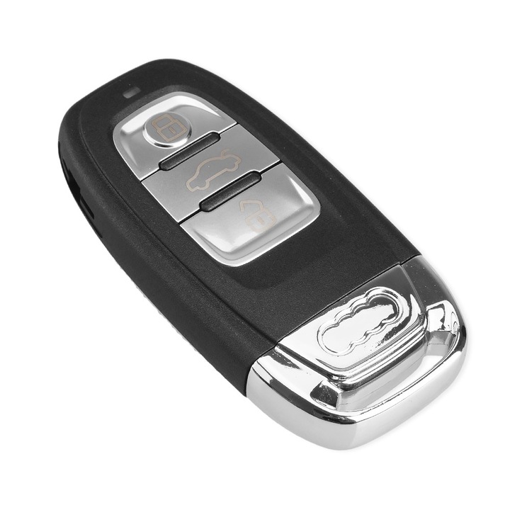 Techstar Audi autós kulcstartó A4L, A6L, A5, A6, A7, A8, Q5, Q7, S4, S5, S6 kompatibilis, 3 gomb