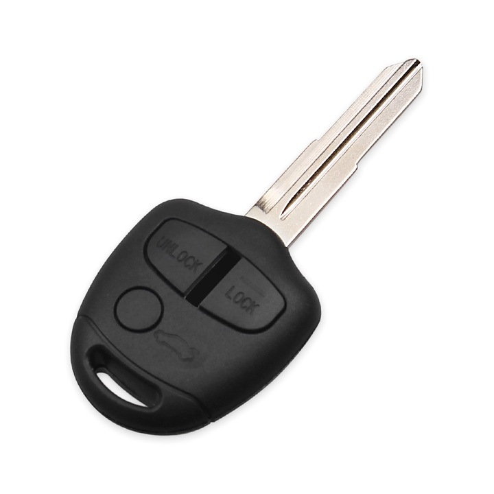 Корпус за автомобилен ключ Techstar®, Mitsubishi, Lancer, Grandis, Outlander, EVO, Colt, Mirage, 3 бутона