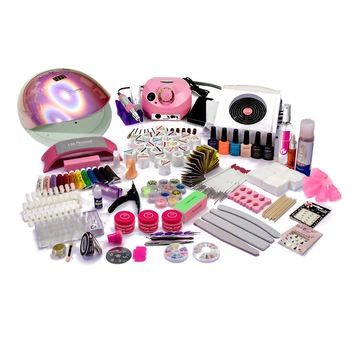 Kit unghii Full Profesional 487 piese Base One, RAINBOW 60W, US-202 35000 RPM, Color Line Kit unghii Full Profesional 487 piese Base One, RAINBOW 60W, US-202 35000 RPM, Color Line