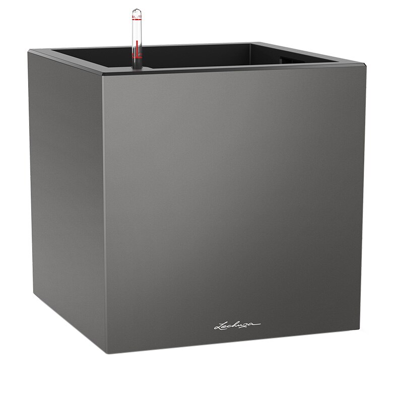 Ghiveci Lechuza Canto Square Premium 40 (40 x 40 x 40 cm) Charcoal 13753