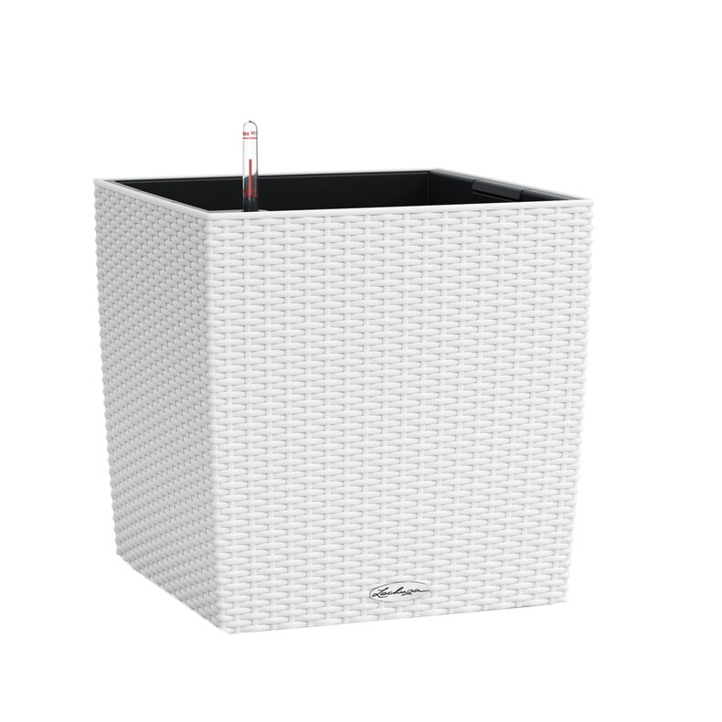 Ghiveci Lechuza Cube Cottage 50 (49 x 49 x 49,5 cm) Alb 15390