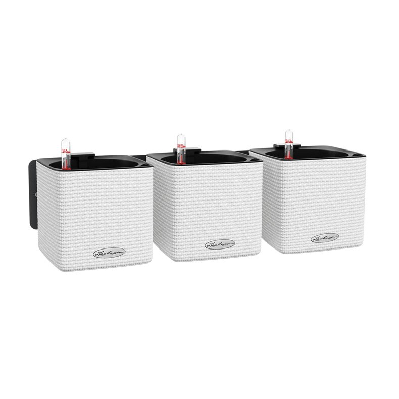 Ghiveci Lechuza Kit de Perete (48 x 15 x 14 cm) Alb 13398