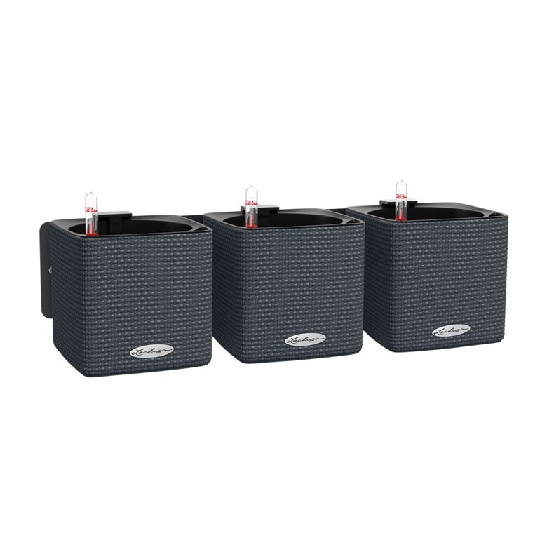 Ghiveci Lechuza Kit de Perete (48 x 15 x 14 cm) Slate 13399