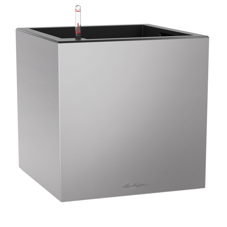 Ghiveci Lechuza Canto Square Premium 40 (40 x 40 x 40 cm) Argintiu 13758