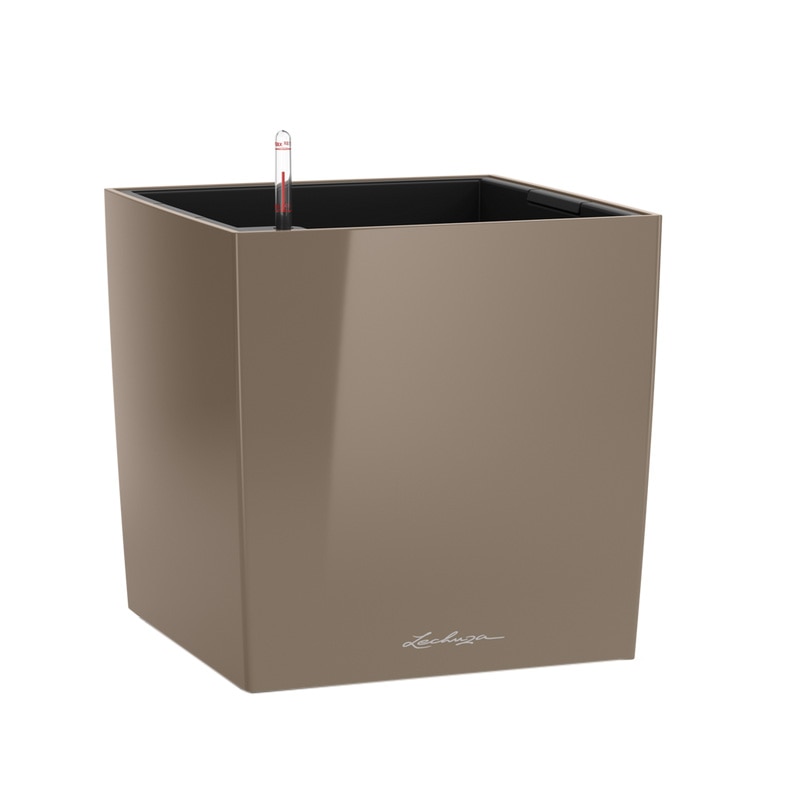 Ghiveci Lechuza Cube Premium 30 (29,5 x 29,5 x 30 cm ) Taupe 16465