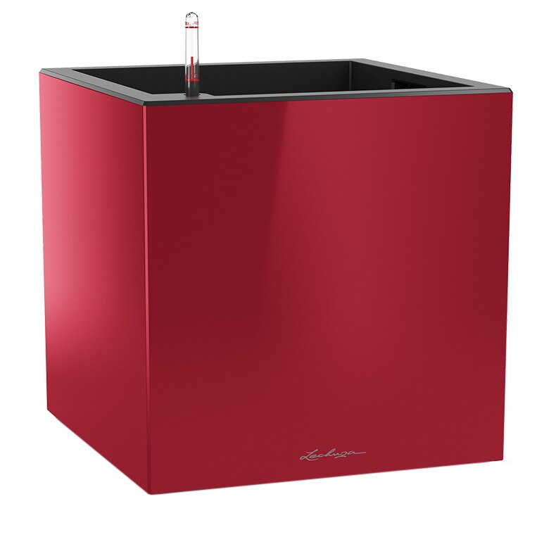 Ghiveci Lechuza Canto Square Premium 40 (40 x 40 x40) Rosu 13756