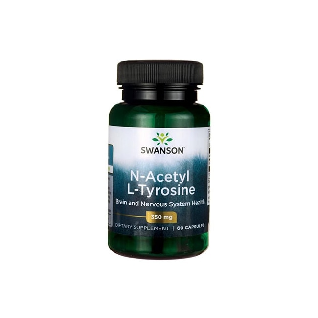Supliment Alimentar, Swanson, N-Acetyl L-Tyrosine 350 Mg, 60 Capsule