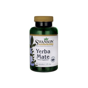 Supliment Alimentar, Swanson, Yerba Mate 125 Mg, 120 Capsule Supliment Alimentar, Swanson, Yerba Mate 125 Mg, 120 Capsule