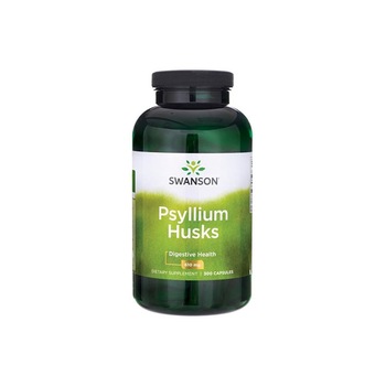 Supliment Alimentar, Swanson, Psyllium Husks 610 Mg, 300 Capsule Supliment Alimentar, Swanson, Psyllium Husks 610 Mg, 300 Capsule