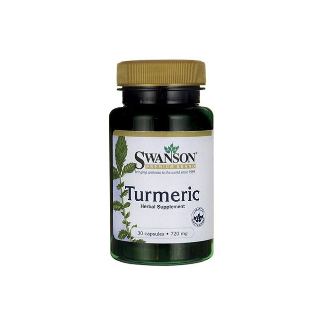 Supliment Alimentar, Swanson, Turmeric 720 Mg, 30 Capsule