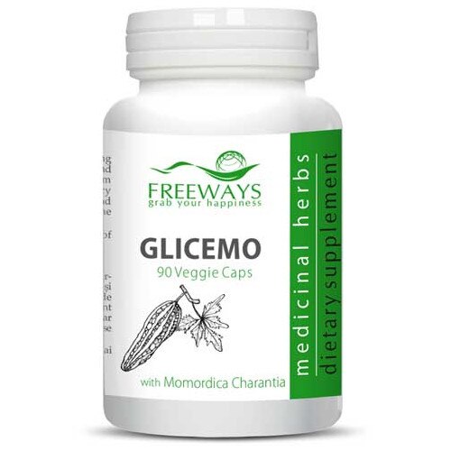 Glicemo, 90 capsule vegetale, Freeways