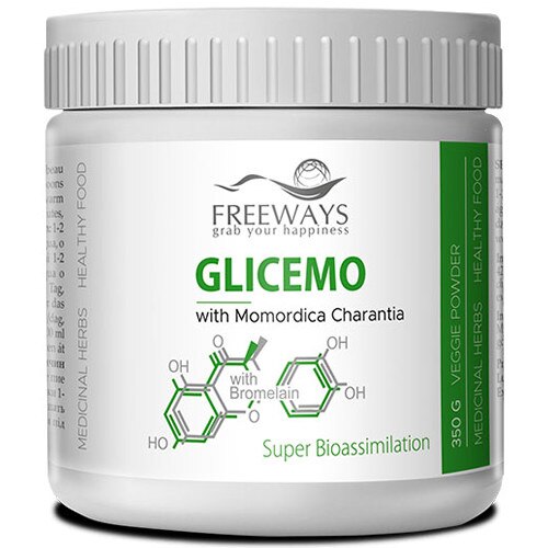 Glicemo cu Bromelaina 350g Freeways
