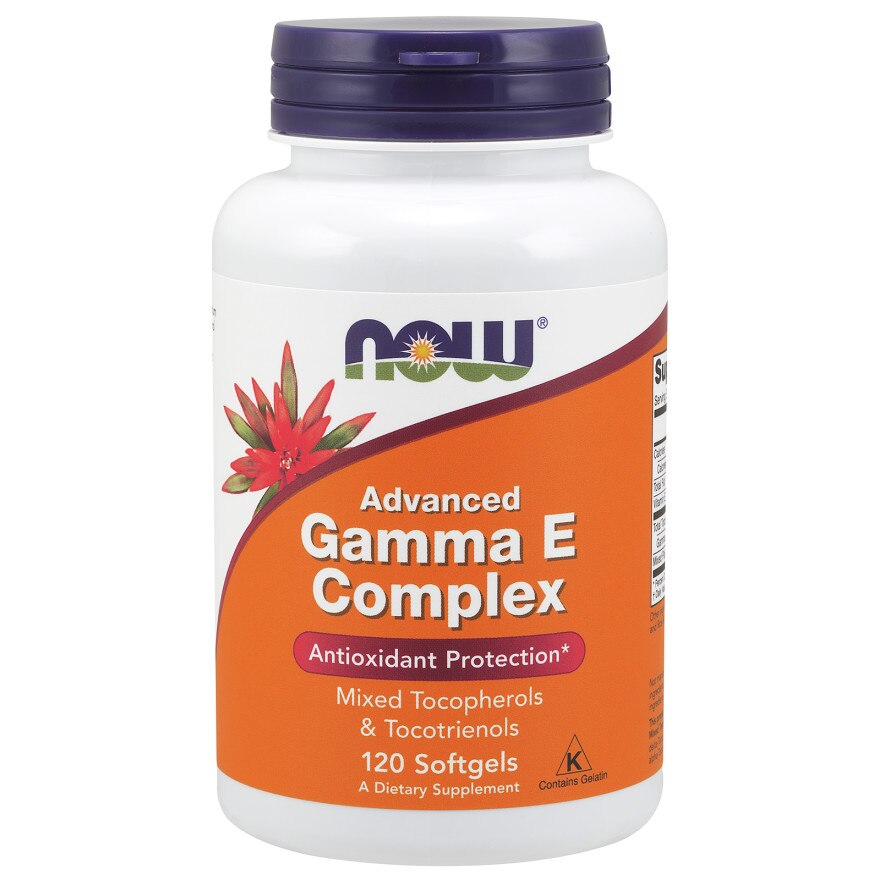 Supliment alimentar Now Foods Advanced Gamma E Complex, 120 Capsule