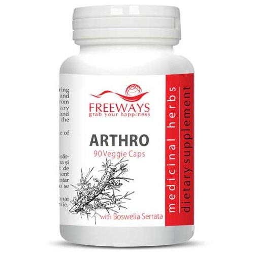 Arthro , 90 capsule vegetale, Freeways, Antiinflamator