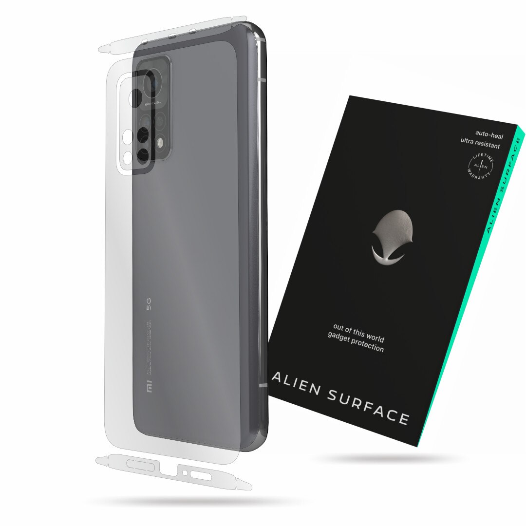 Folie Alien Surface, Xiaomi Mi 10T (Mi 10T Pro 5G), protectie spate, laterale