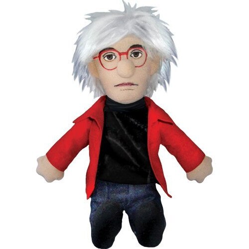 Jucarie de plus - Andy Warhol, 20 cm, Multicolor, Plush