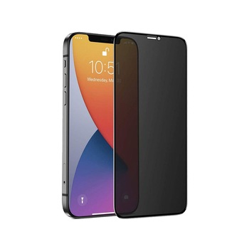Folie USAMS PRIVACY Full Screen Tempered Glass iPhone 11 - Black Folie USAMS PRIVACY Full Screen Tempered Glass iPhone 11 - Black