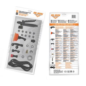 Kit accesorii universal FULL pulverizator (declanșator cu manometru; Duză floare; Duză conică dublă; Duză sigal; Duză reglabilă; Duză din alamă; Duză cu 3 găuri – 3 seturi; Adaptor universal; Kit garnituri; Furtun 1.2) Kit accesorii universal FULL pulverizator (declanșator cu manometru; Duză floare; Duză conică dublă; Duză sigal; Duză reglabilă; Duză din alamă; Duză cu 3 găuri – 3 seturi; Adaptor universal; Kit garnituri; Furtun 1.2)