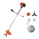 Motocoasa de tuns gazon/iarba pe benzina DAC 410, putere 3.3 CP, motor Tez, 2 timpi, diametru taiere 20 cm, contine: bobina fir + disc 3 lame + disc 80 dinti