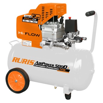 Compresor aer Ruris AirPower5000, 50l, 1500 W, 8bari, 180 L/min Compresor aer Ruris AirPower5000, 50l, 1500 W, 8bari, 180 L/min