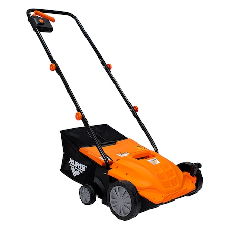 Scarificator/aerator electric Ruris RXE888, putere 1500 W, 32 cm latime lucru, 4 trepte de lucru, sac colector 30 l, functie de scarificare/aerare