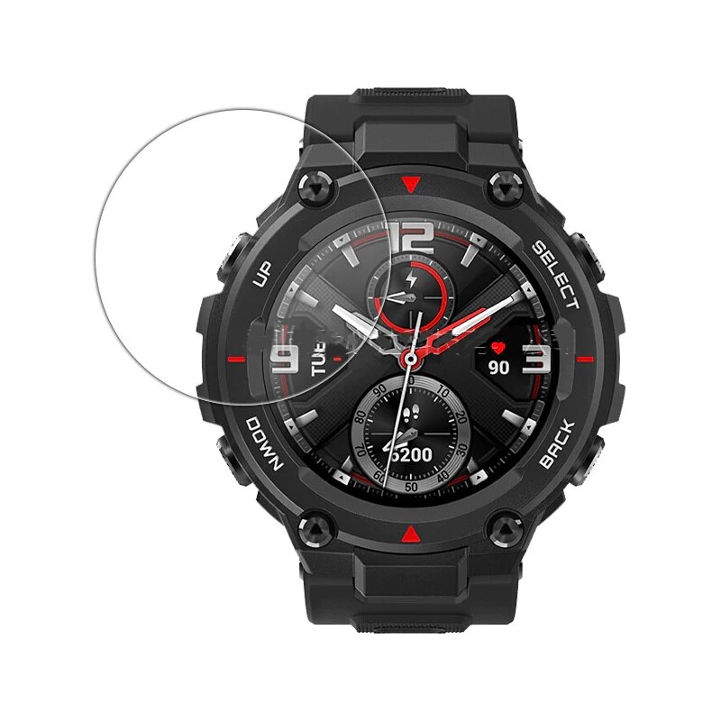 Set 2 Folie de protectie din Sticla securizata compatibil Amazfit T-REX
