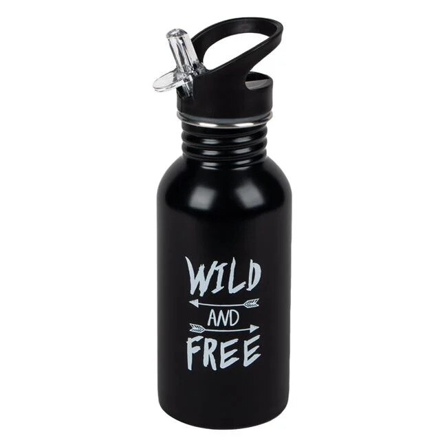 Shaker Ideal pentru prepararea suplimentelor nutritive, 500 ml, negru, otel inoxidabil