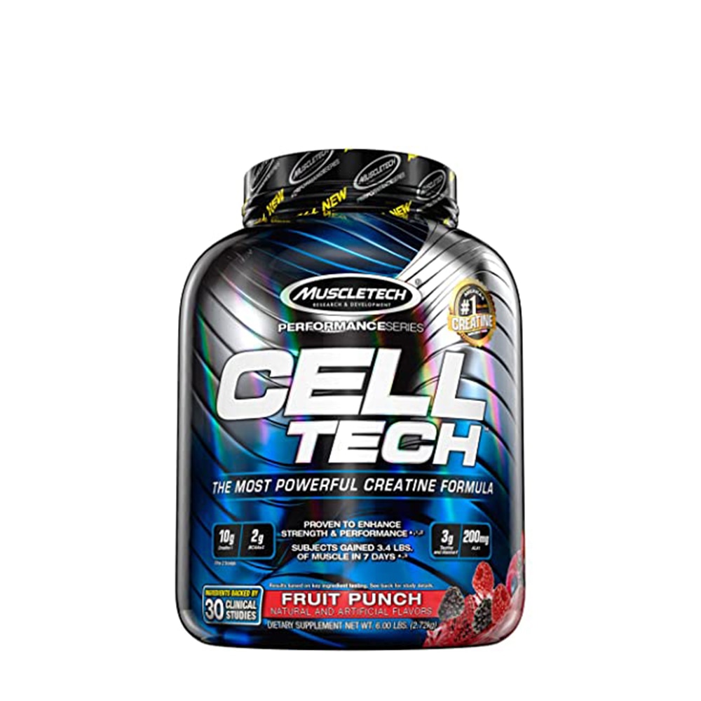 Complex proteic, Muscletech, Celltech, Fruit Punch 2.700 Kg