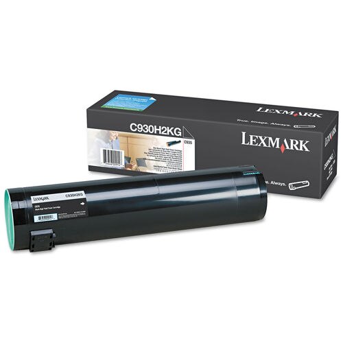 Toner, Lexmark C930H2KG, Negru