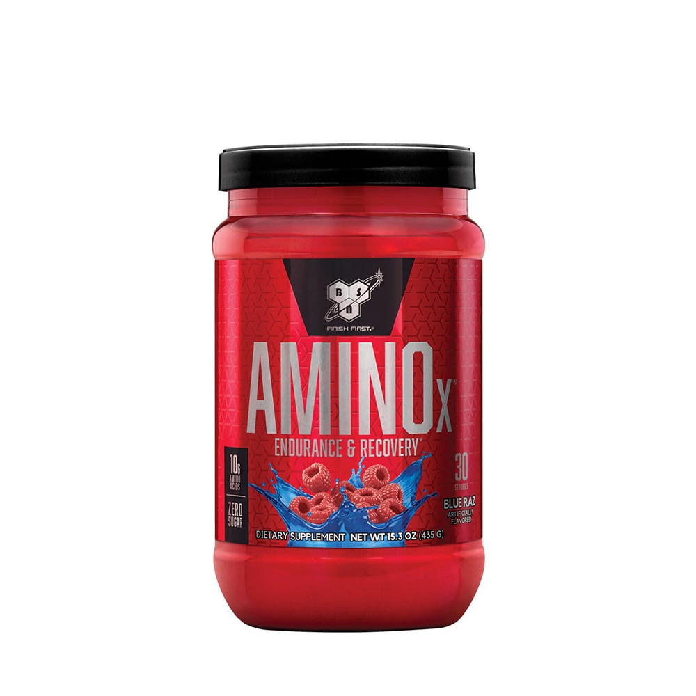 Aminoacizi BCAA, Bsn, Amino X, Zmeura Albastra, 435 gr