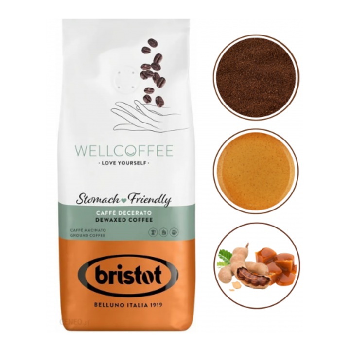 Cafea macinata Bristot Stomache Friendli 200g