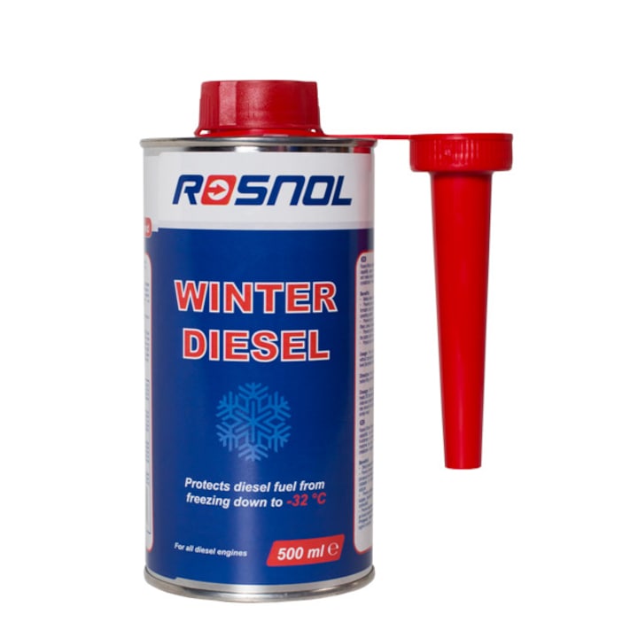 Aditiv motorina antiinghet, anticongelare Rosnol Winter Diesel 500 ml pana la -32 grade